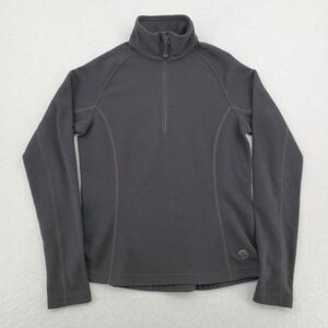 Mountain Hardwear Microchill 1/4 Zip Sweater Womens Small Black